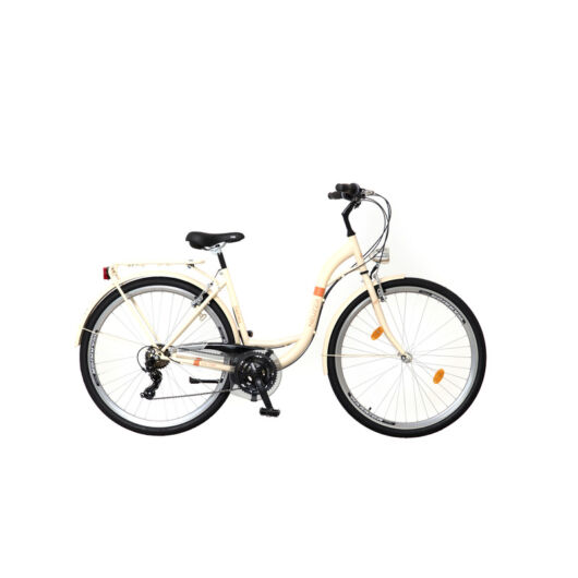 Neuzer Ravenna 30 női kerékpár krém/narancs 19"